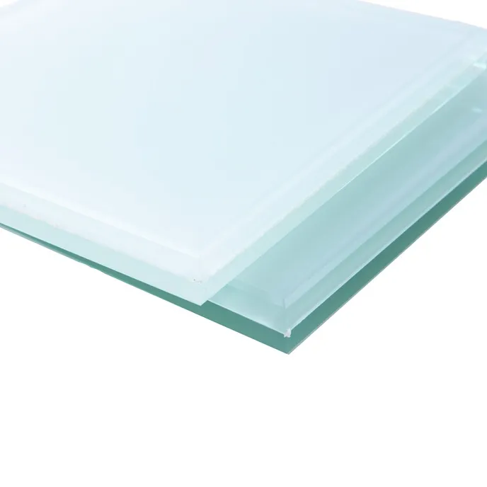 Vidrio laminado blanco/leche de 6,38mm