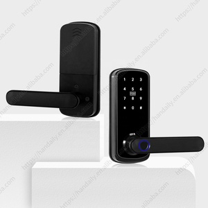 ล็อคนิรภัยดิจิตอล cerradura inteligente Handle Tuya WiFi ttlock keyless RFID ล็อคประตูอัจฉริยะสำหรับประตูหลัก - Product Image 2
