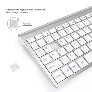 <strong>2</strong>.4G Wireless <strong>Keyboard</strong> and <strong>Mouse</strong> Combo Mini Multimedia Full-size <strong>Keyboard</strong> <strong>Mouse</strong> Set for <strong>Computer</strong> Notebook Laptop Desktop - Product Image 4