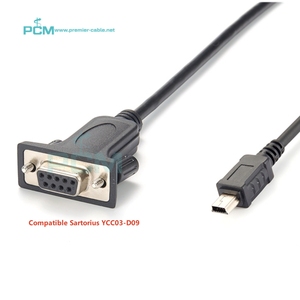 สายเคเบิลข้อมูลขนาดเล็กแบบ USB ไปยัง RS232ในแล็บสายเคเบิลวิเคราะห์ความสมดุลพร้อมชิป FTDI เครื่องพิมพ์เครื่องชั่งอิเล็กทรอนิกส์ที่เข้ากันได้กับ YCC03-D09 Sartorius - Product Image 1