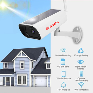 VESAFE 2K Wireless 4G SiM-Karte Bullet-Kamera Solar kamera Fernbedienung überwachung PIR-Farb nachtsicht kameras - Product Image 2