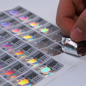 <strong>Custom</strong> <strong>Make</strong> Holographic Sticker Hologram Label Convex Lens Hologram Label QR Code Holographic Sticker QR Code Holographic Label - Product Image 1