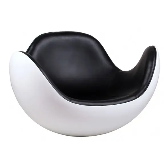 Moderno Classico A Dondolo In Pelle Mobili di Design soggiorno mobili in fibra di vetro salotto di sonno sedia