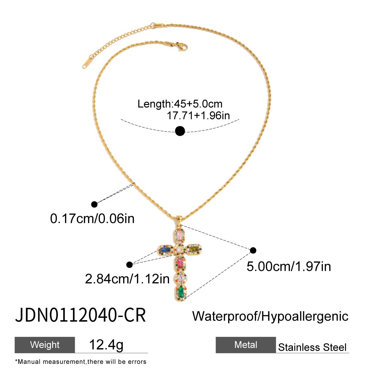 18K Gold JDN0112040-CR