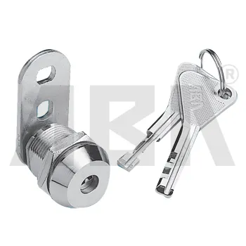 Vending ATM Machine lock cylinder Finland Key Cam lock with flat key for Metal Cabinet