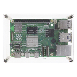 <strong>Raspberry</strong> <strong>Pi</strong> 5 Transparent Acrylic <strong>Case</strong> With Cooling Fan Compatible With <strong>Raspberry</strong> <strong>Pi</strong> 5 Official Active Cooler - Product Image 2