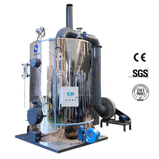 Generatore di vapore a biomassa a risparmio energetico industriale piccolo generatore di vapore a biomassa automatico rispettoso dell'ambiente