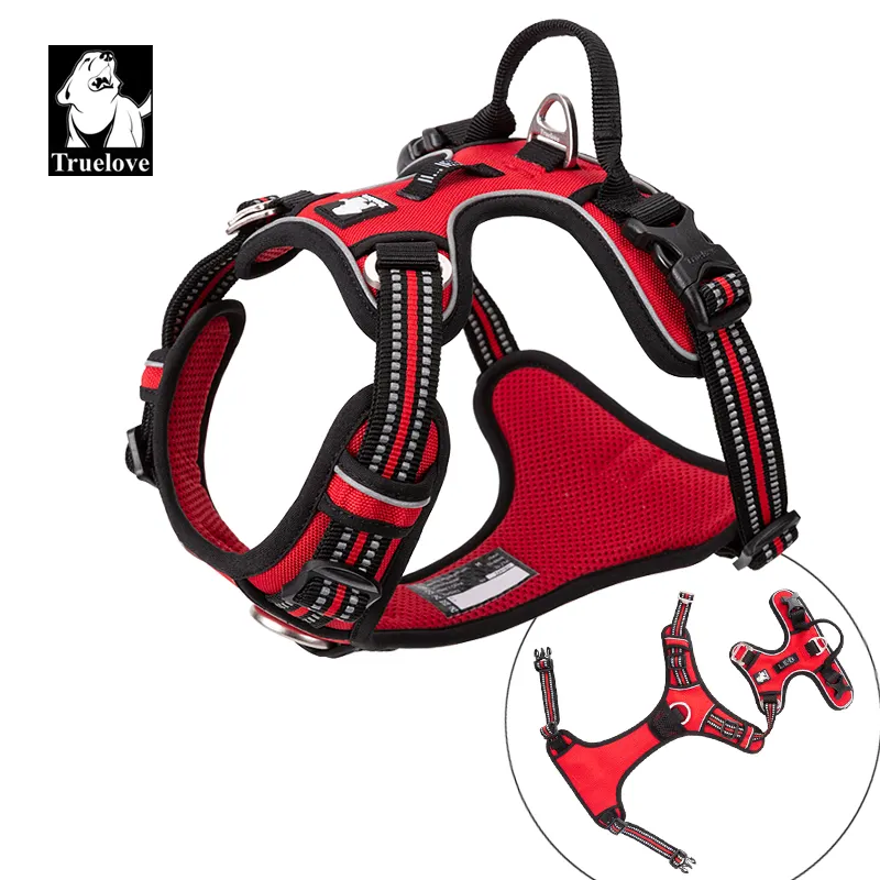 Truelove no pull hot selling quick release large medium small dogs vest harness upgrade products dog harness