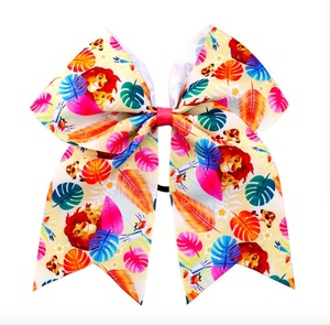Girls Cheerleading Hair <strong>Bows</strong> Kids <strong>Cheer</strong> <strong>Bow</strong> with Elastic Band <strong>Cheer</strong> <strong>Bow</strong> Ponytail Holder - Product Image 3