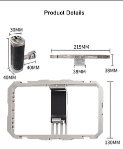 Universal Phone Cage Smartphone Video Rig <strong>Kit</strong> with Handles Handheld <strong>Filmmaking</strong> Vlogging Case Stabilizer for Videomaker - Product Image 6