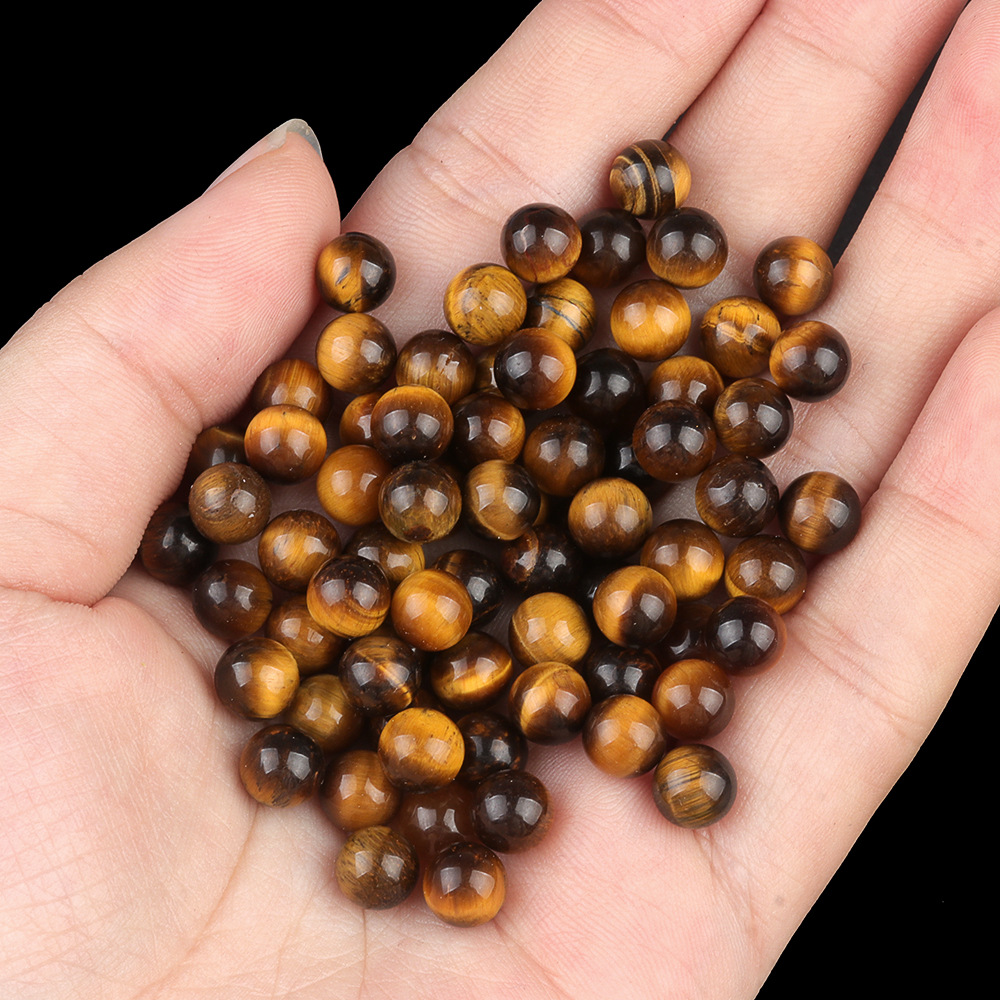 6mm tiger eye stone (no hole single)
