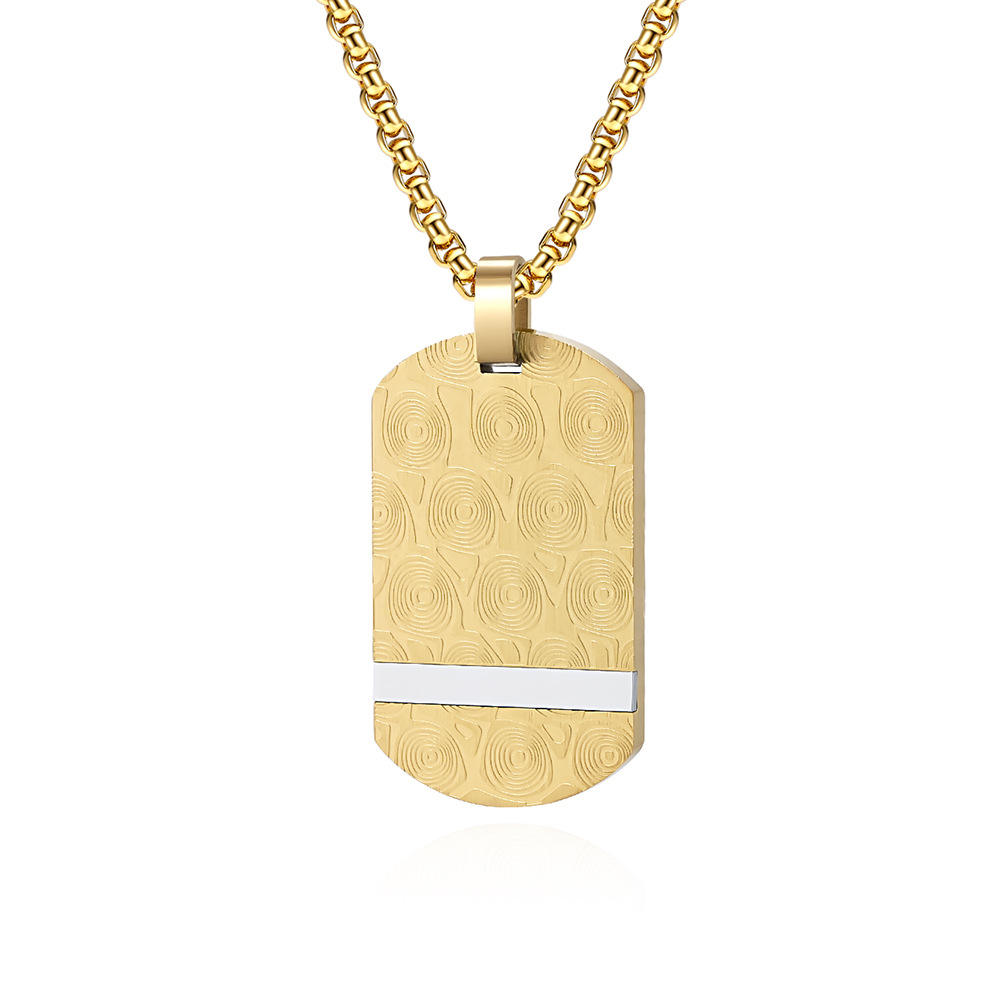 จี้เดี่ยวสีทองไม่มีโซ่