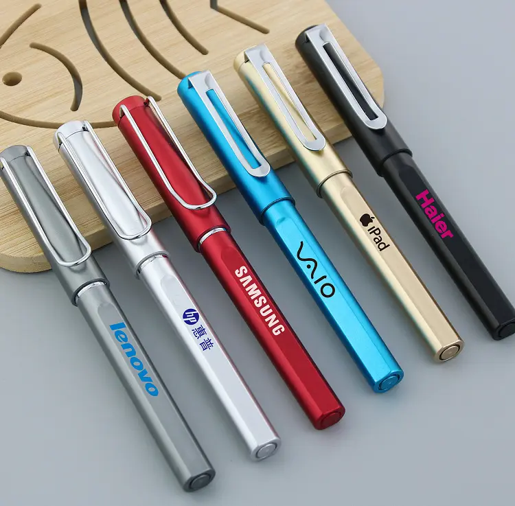 2022 Promotional pen custom logo stylus metal pens with custom logo promotional gift set with notebook