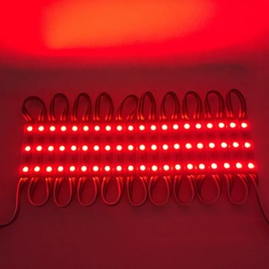 Оптовая продажа, 3 светодиода/ПК, светодиодный RGB модуль Smd5050, силиконовый водонепроницаемый 12 В, светящийся RGB Светодиодный модуль для украшения рекламных вывесок