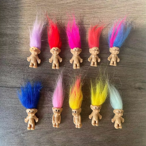 Kích Thước Nhỏ 3Cm Màu Duy Nhất Tóc Vui Trẻ Em Đồ Chơi Troll Búp Bê Thành Viên Gia Đình Hình Đồ Chơi Bức Tượng Nhỏ Cổ Điển Búp Bê Xấu Xí Đồ Chơi, - Product Image 3
