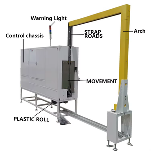 Flejadora de paletas completamente automática para una estabilidad de carga eficiente y seguridad de transporte - Product Image 3