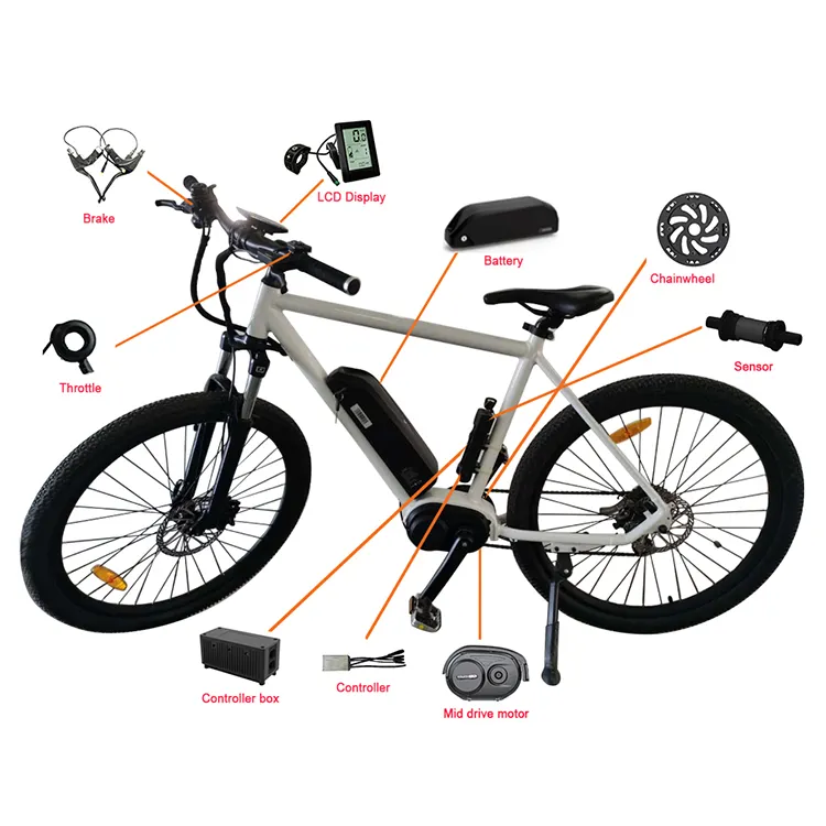 48v 250w bicicleta elétrica 36v 350w ebike kit motor m01