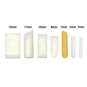 Pennini per pennarelli rotondi e scalpello da 4.5mm in poliestere bianco Multi dimensioni per pennarello