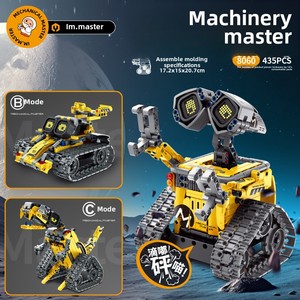 Bloques de construcción, programación de robot, teléfono móvil, Control remoto Dual, juguete educativo de montaje para plástico