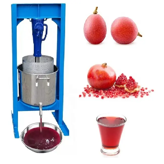 Mesin pemeras tekan dingin hidrolik komersial rumah untuk juicer jus murni sayuran buah lemon anggur ceri otomatis