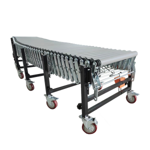 Warehouse <strong>Loading</strong> and <strong>Unloading</strong> Telescopic Extendable Roller <strong>Conveyor</strong> - Product Image 1