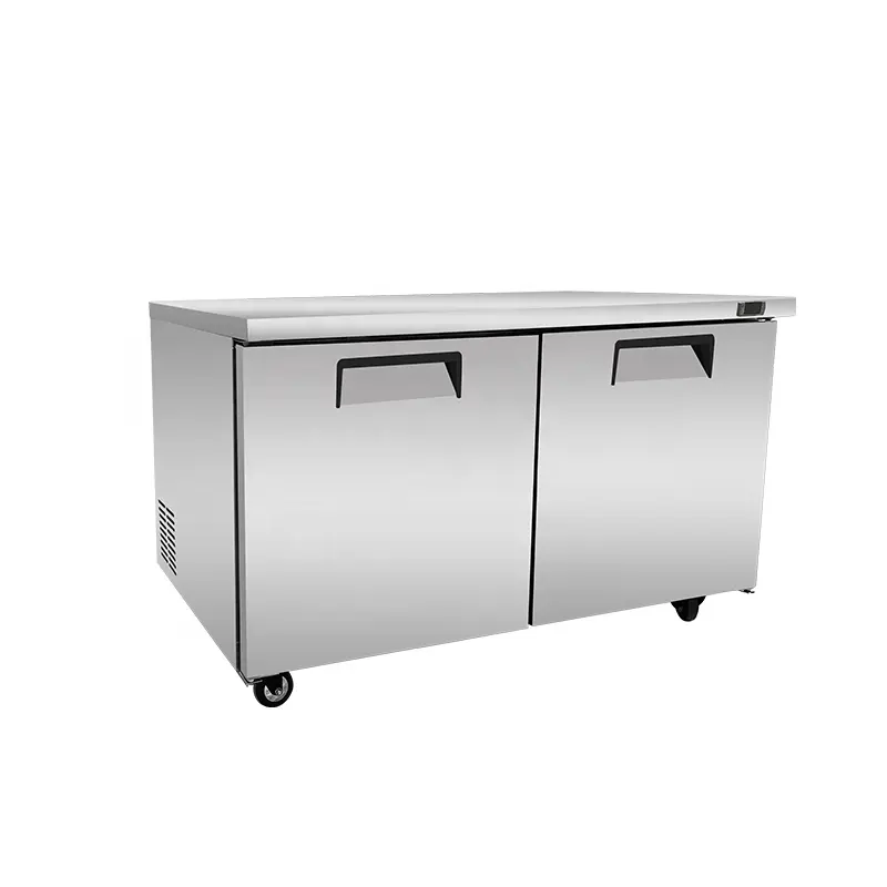 Custom Commercial Work Table Refrigerator Counter Chiller Restaurant Under Counter Refrigerator