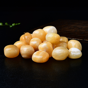 Alta Qualidade Natural Amarelo Opala Tombado Pedra Polido Quartzo Gemstone Feng Shui Estilo Esculpido Bola para Mascote ou Decoração - Product Image 2