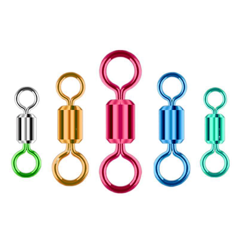 Colorful mother-child rings, random colors
