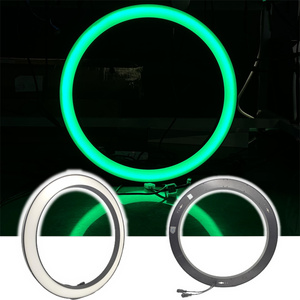 60cm DMX RGB Ring <strong>Light</strong> Pixel Leds Party DJ Disco Event Night Club Led Decoration <strong>Light</strong> Hanging From Ceiling Mounted on Wall - Product Image 2