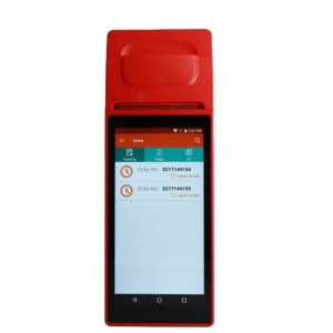 אנדרואיד 4 גרם כף יד מסוף מכונה עם nfc ו קבלה תווית קבלה ומדבקת <span class=keywords><strong>Qr</strong></span> עבור חנות מסעדה