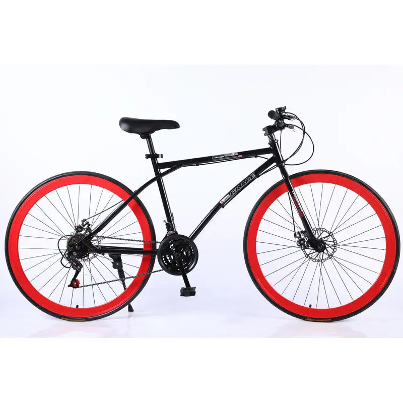 Precio barato 27 velocidades freno de disco mecánico aleación de aluminio bicicleta de carretera de carbono ciclismo bicicleta de carretera para adultos