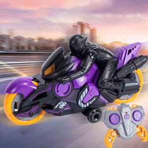 Nhà Máy 2.4G Từ Xa Đài Phát Thanh Điều Khiển Diescast Xe Máy Đồ Chơi Kid 360 Xoay Diễn Viên Đóng Thế Trôi Xe Điện Xe Máy RC Âm Nhạc Mô Hình Đồ Chơi - Product Image 6