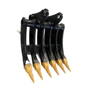 工厂价迷你挖掘机根耙附件挖掘机抓斗耙铲斗用于工程机械 - Product Image 1