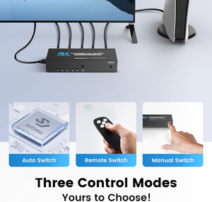 SYONG HDMI2.0b <strong>Switch</strong> 4K@60Hz 5X1 with IR Remote Controller Iron Shell Support Dolby Vision, HDR10 for Xbox, PS5/4, Laptop, PC - Product Image 6