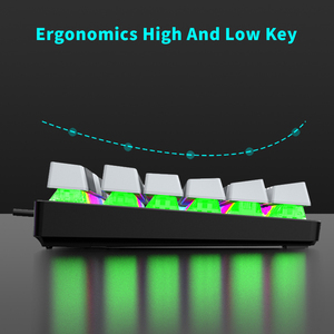 SAMA Ergonomic Gaming <strong>Keyboard</strong> 104 Keys Mechanical <strong>Switch</strong> Gamer Backlit RGB <strong>Computer</strong> Wired Gaming Mechanical <strong>Keyboard</strong> - Product Image 5