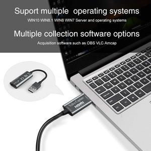 定制4k视频游戏采集卡HDMI输入到电脑的USB 2.0视频采集卡适配器 - Product Image 4