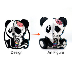 OEM piccola resina PVC Custom Action Figure Kit modello 3D cartone animato giocattolo dal produttore confezione in vinile giocattolo disegno umano - Product Image 3