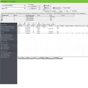 ZK K40 biometrico del sistema di presenza del tempo della carta dell'impronta digitale dell'orologio dell'ufficio dipendente controllo di accesso TCP/IP con batteria incorporata