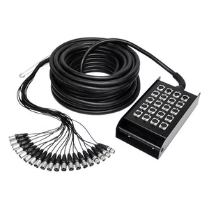 OEM可用5M 10M 15M 20M 50M 16输入4输出20通道XLR音频蛇形电缆，带舞台盒 - Product Image 5