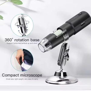 Microscopio Digital Inalámbrico 1000X con Soporte Ajustable WiFi y Cámara HD USB Microscopio Electrónico Portátil - Product Image 4