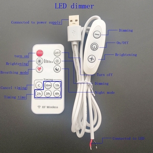 Controller LED Dimming RF 5V 12V 24V USB Controller DC con 3A Max. Corrente - Product Image 2
