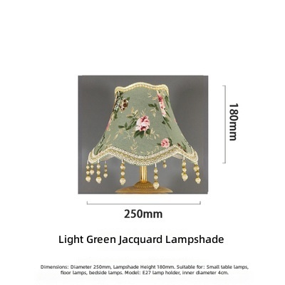 Verde chiaro jacquard - apertura inferiore 25 cm