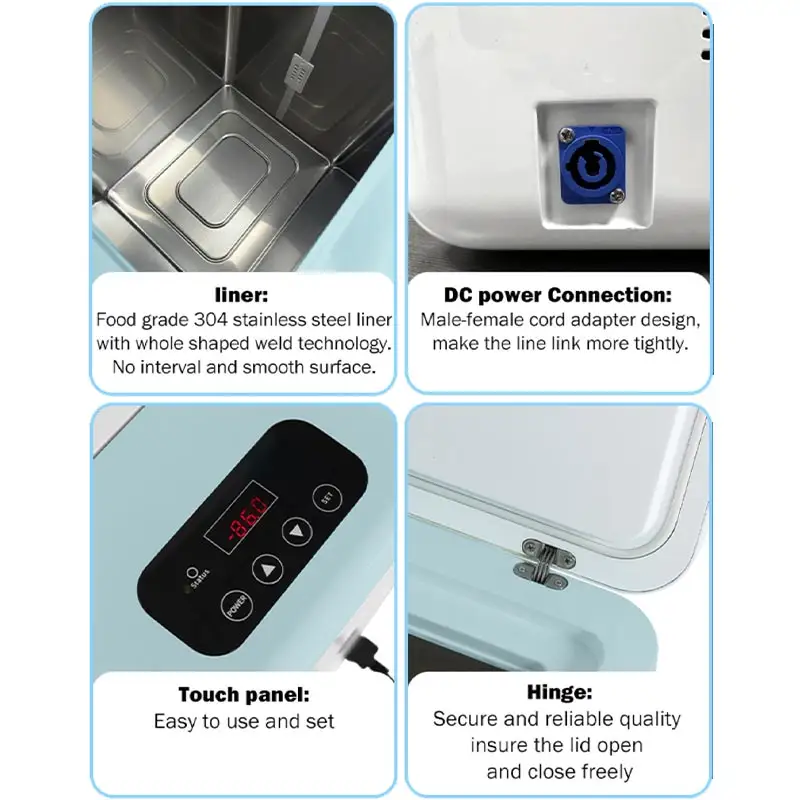 Refrigerador portátil Report para congelador de medicinas-86C Refrigerador Stirling 12V/24V Refrigerador Stirling