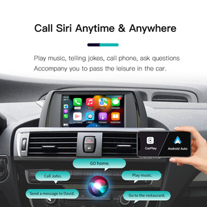 Autabc carplay ממשק מולטימדיה תפוח אלחוטי מכונית להפעיל מודול חכם bmw 2008 cic-2012 שיקוף מצלמה אחורית 1-שנה