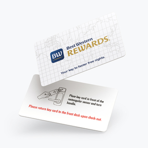 ฟรีตัวอย่าง13.56MHz RFID MF คลาสสิก1K EV1ระบบ Kaba Salto RFID บัตรโรงแรมพร้อมการพิมพ์โลโก้แบบกำหนดเอง