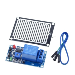 Rain <strong>Water</strong> <strong>Sensor</strong> Module DC 5V 12V Relay Control Module Rain <strong>Sensor</strong> <strong>Water</strong> Raindrops Detection Module for Robot Kit