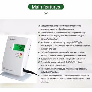 Especialista interior ar qualidade sensor controlador com <span class=keywords><strong>Modbus</strong></span> RS485 ozônio monitor de temperatura e umidade