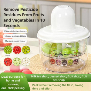 Hoàn toàn tự động sử dụng nhà điện trái cây và Berry Peeler nho Máy lột mà loại bỏ màu xanh lá cây nho pericarp - Product Image 2