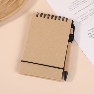 GF School Office Business Planner Notizbuch 14,8x9,2 cm Tragbares recyceltes Notizbuch Umwelt freundliches Mini-Spiral-Notizbuch mit Stift - Product Image 4