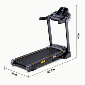 Kommerzielle faltbare Laufband maschine 2,5 PS Motorisierter elektrischer LCD-Bildschirm Multifunktions-Fitness-Lauf gerät für den Heimgebrauch - Product Image 3